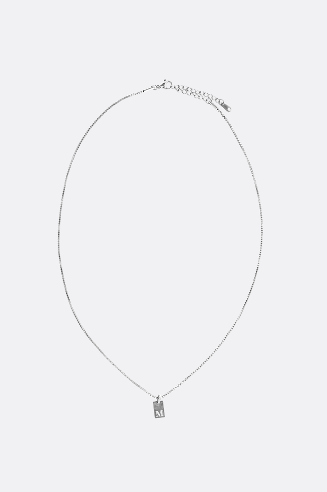 Initial Plate Necklace