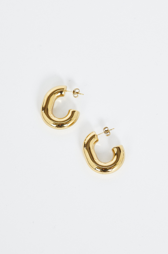 Oval Hoop Earrings